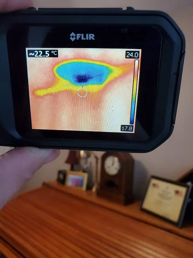 Thermal imaging inspection for water damage in Marshfield